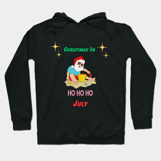 Christmas in July Hoodie by Shopkreativco